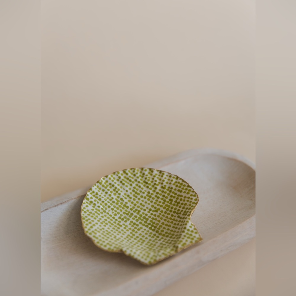 Handmade shell ring dish
